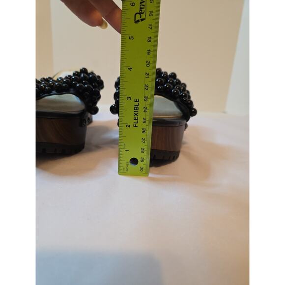 Jessica Simpson Women's SZ 9.5 M Telina Block Heel Dress Sandals Black - Picture 3 of 14